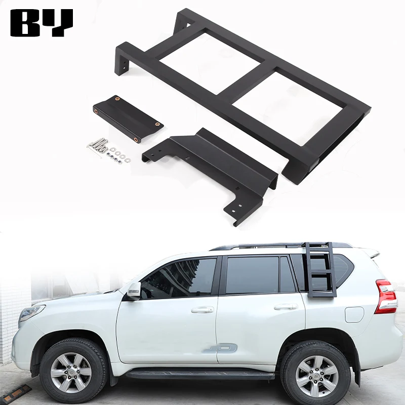 

Car Rear Window Extension Climbing Ladder Protective Frame Accessories For Toyota Land Cruiser Prado FJ150 150 2010-2023