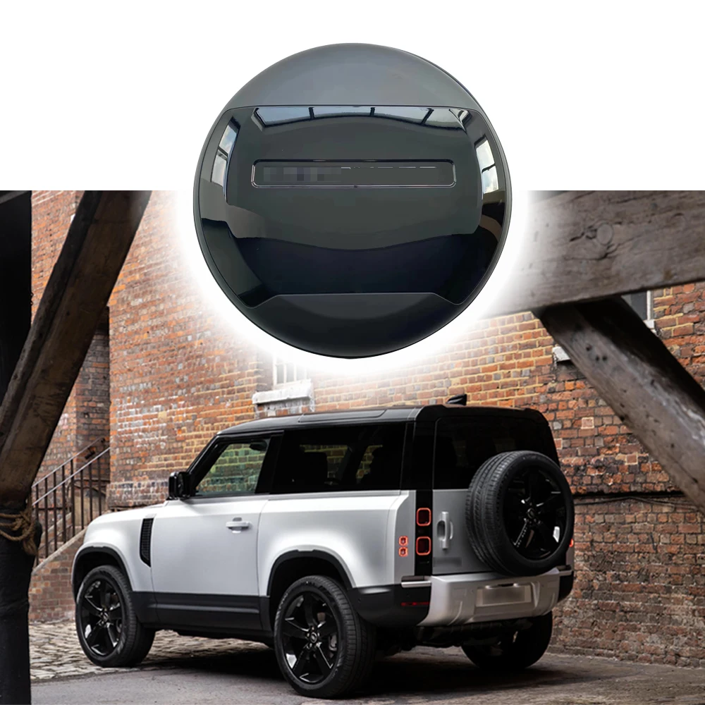 

Santorini Black Series Spare Tire Cover fits for Land Rover Defender 110 90 130 2020-2024 ABS Spare Tyre Wheel Cover Protector