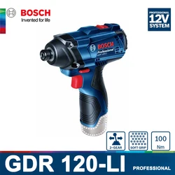 Bosch Rechargeable Impact Wrench GDR 120 LI 12V Driver Electrical Impact Screwdriver Hand Drill GDR 180 LI 18V Power Tools