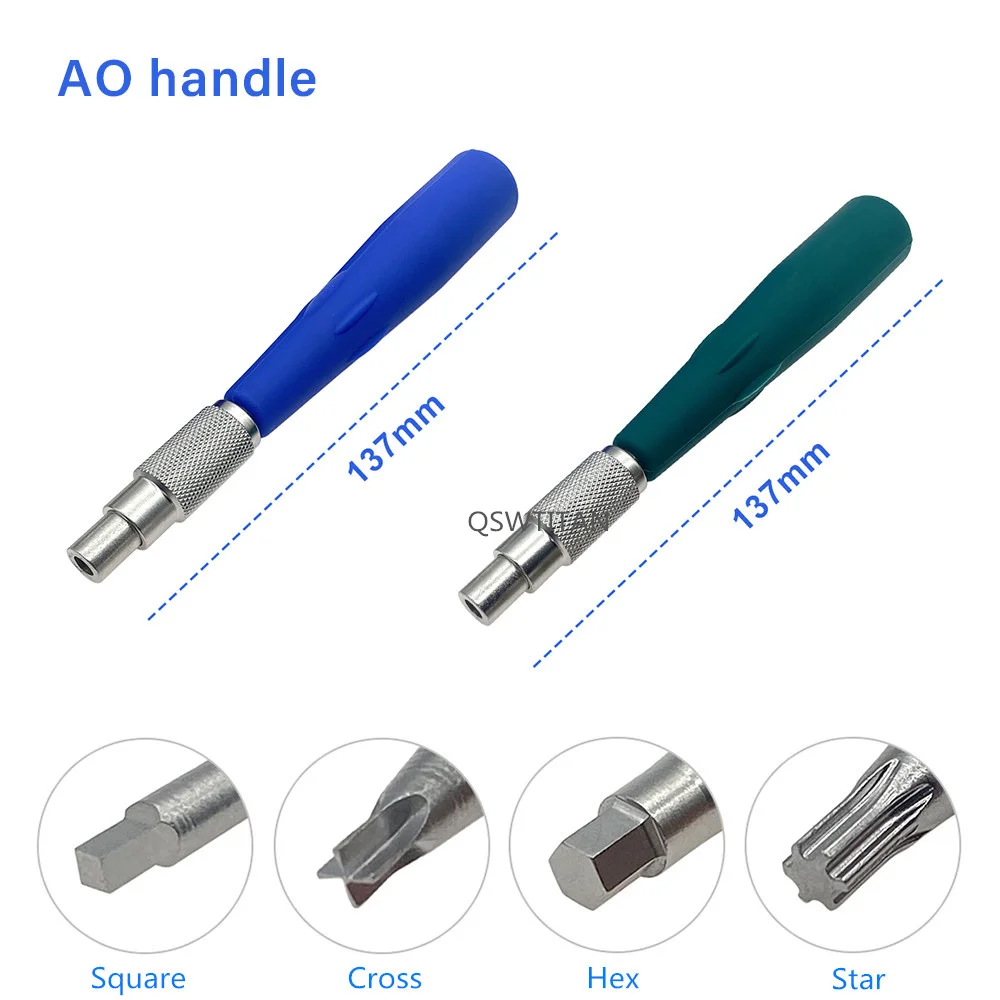 Orthopaedic  Bone Screw Driver Instruments Spinal Pedicle Screw Nail Cap AO Driver Hex Screwdriver  AO Plum Star Driver