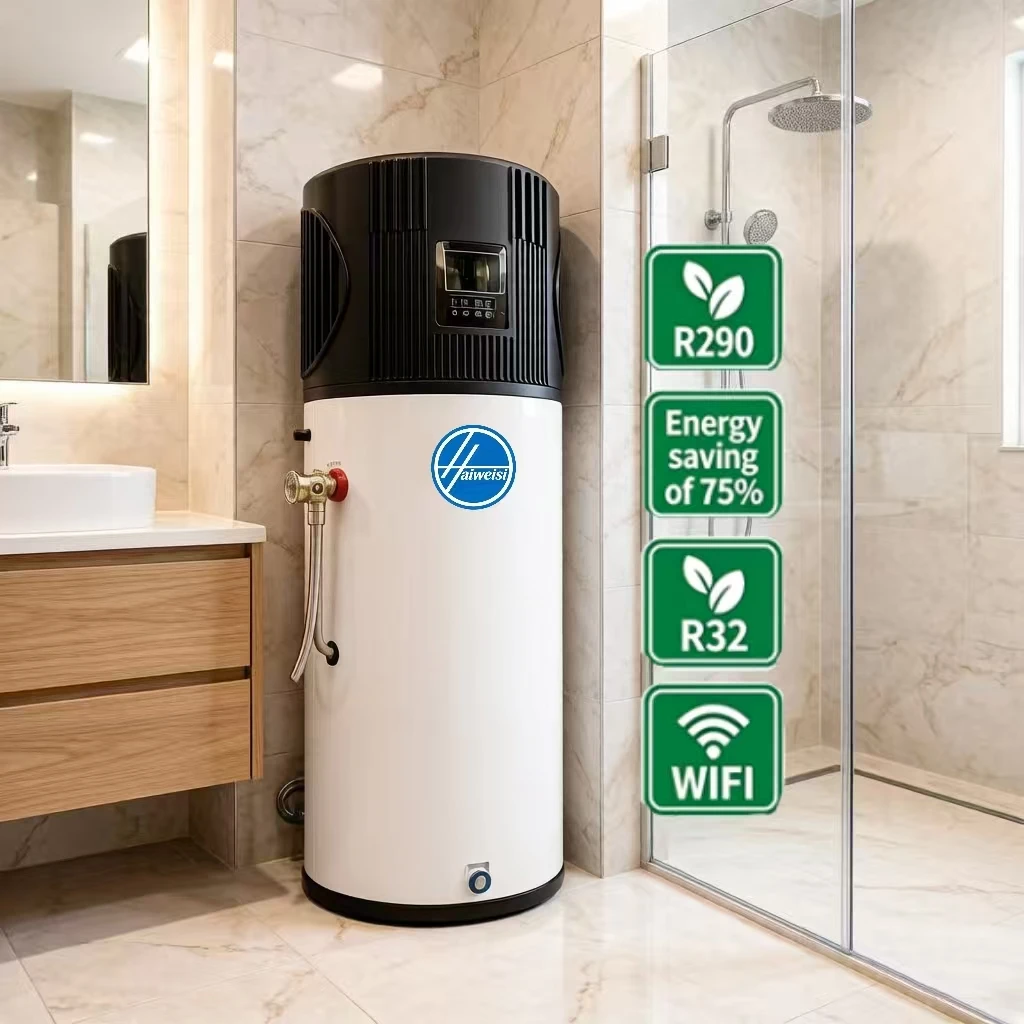 /300L R290 300L Electric Outdoor Air Source Heat Pump High Efficiency Class Metal Housing Household Use