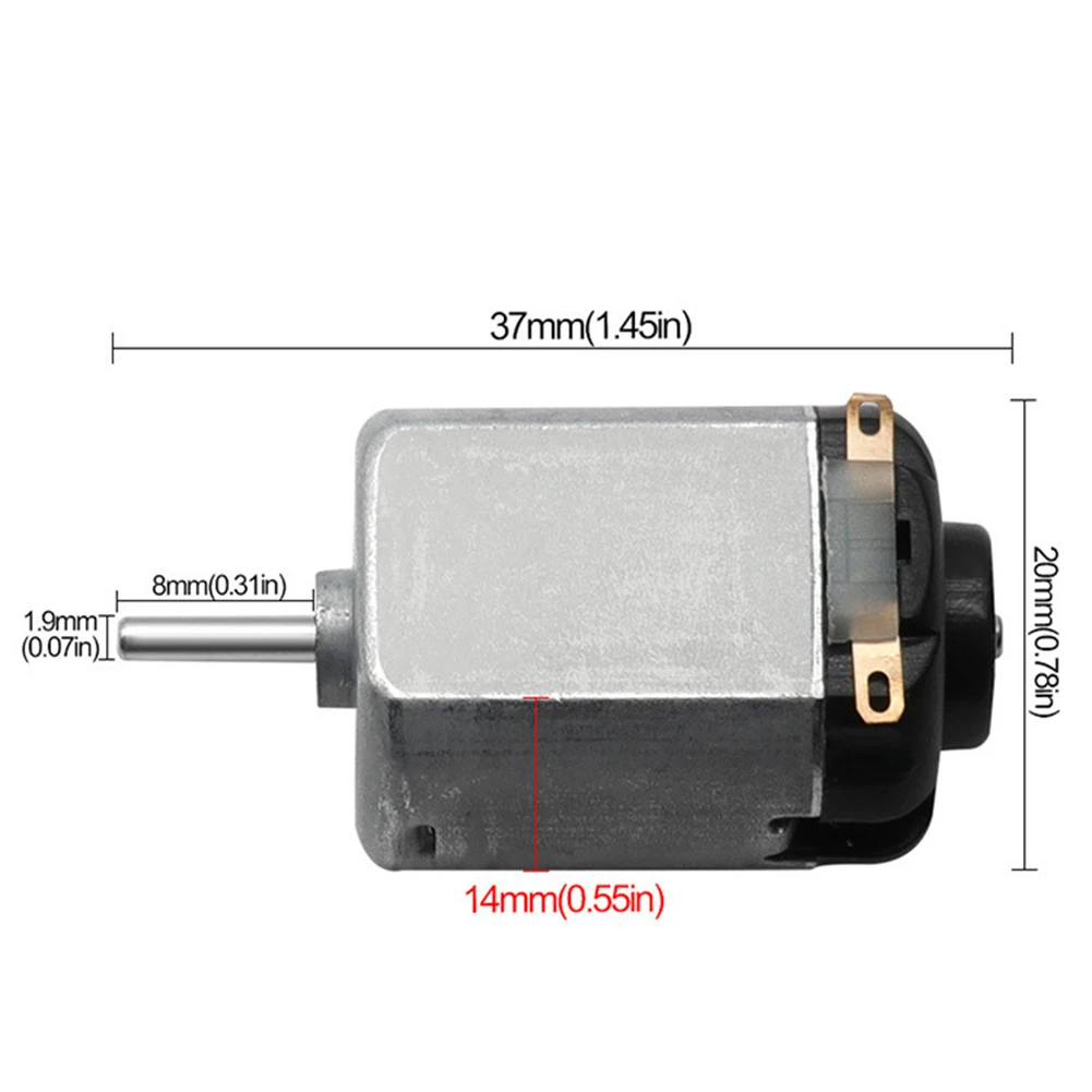 For DIY Projects For Science Experiments 130 DC Motor DIY Parts Alternative Energy Generator 1.5-3V Compact Design