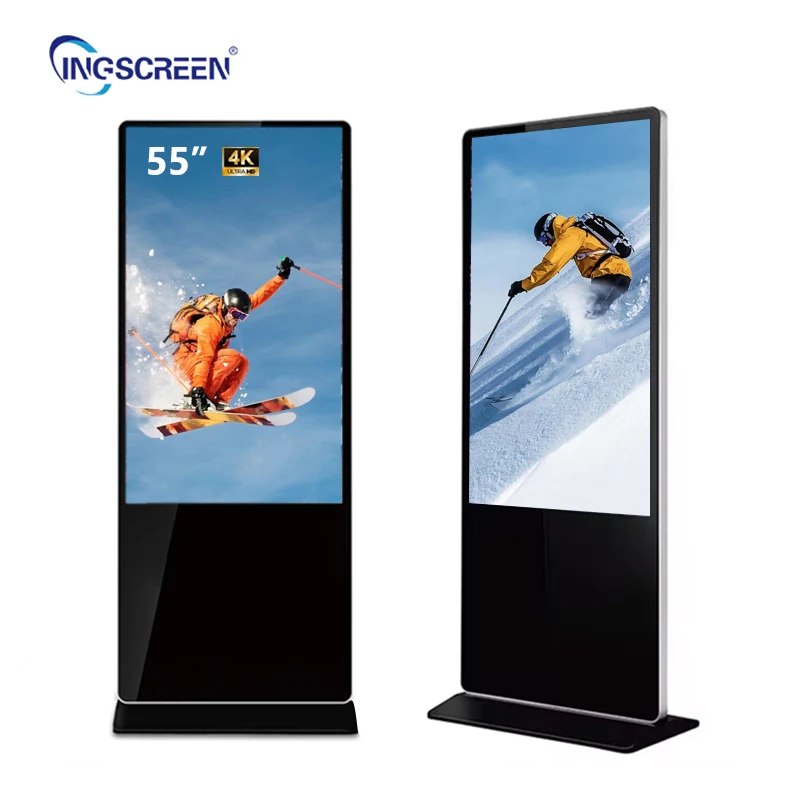 Kiosk Manufacturers Custom LCD Floor Stand Digital Signage Touch Screen Kiosk with Camera for Shopping Mall Hospital Security