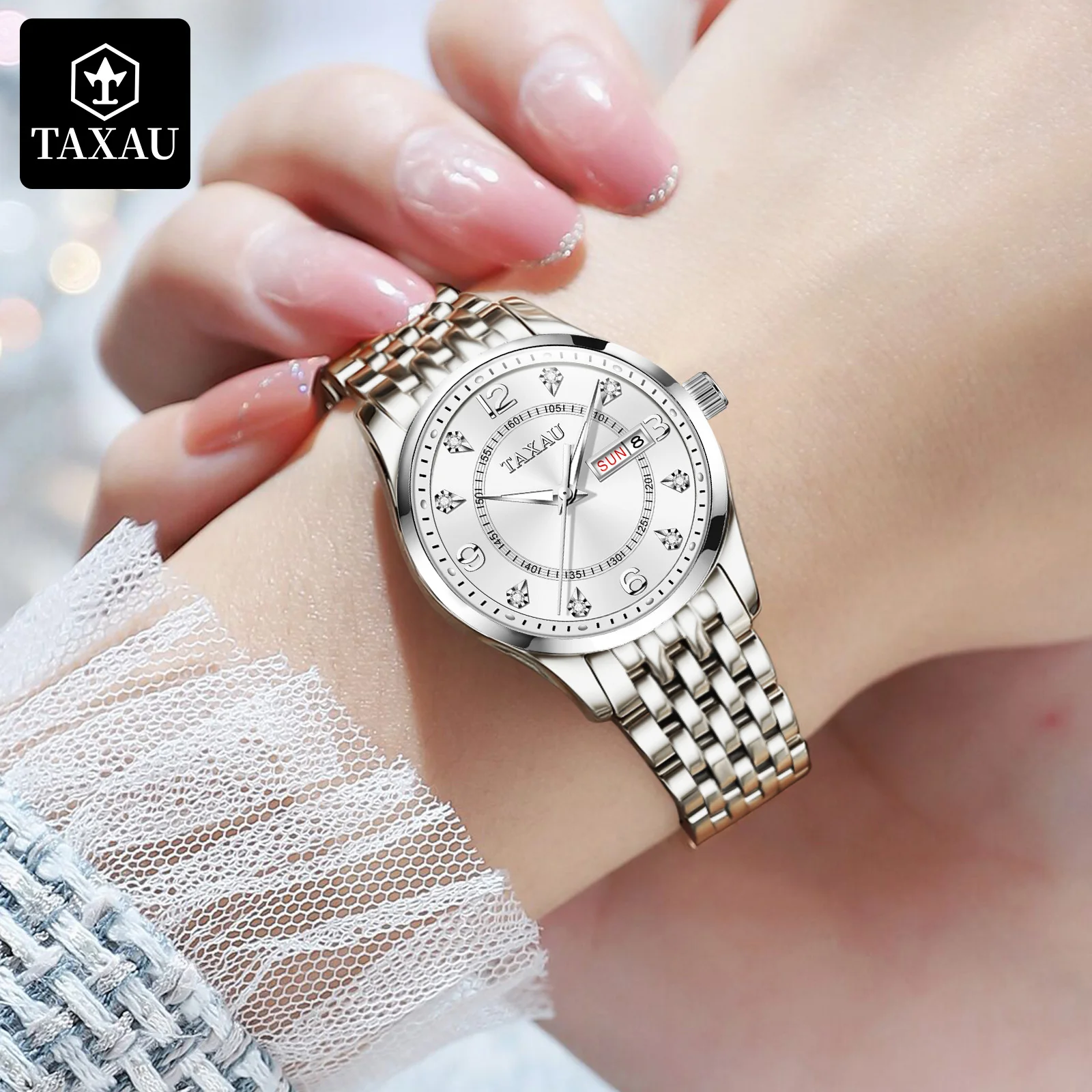 TAXAU Elegant Fashion Women Watches Best Selling Waterproof Luminous Casual Quartz Women\'s Wristwatch Luxury Trend Ladies Watch