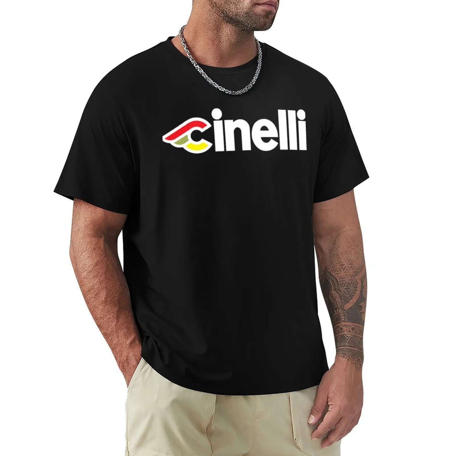 

Cinelli Bikes Bicycle Logo T-Shirt vintage sublime basketball graphic tees plus size men clothing