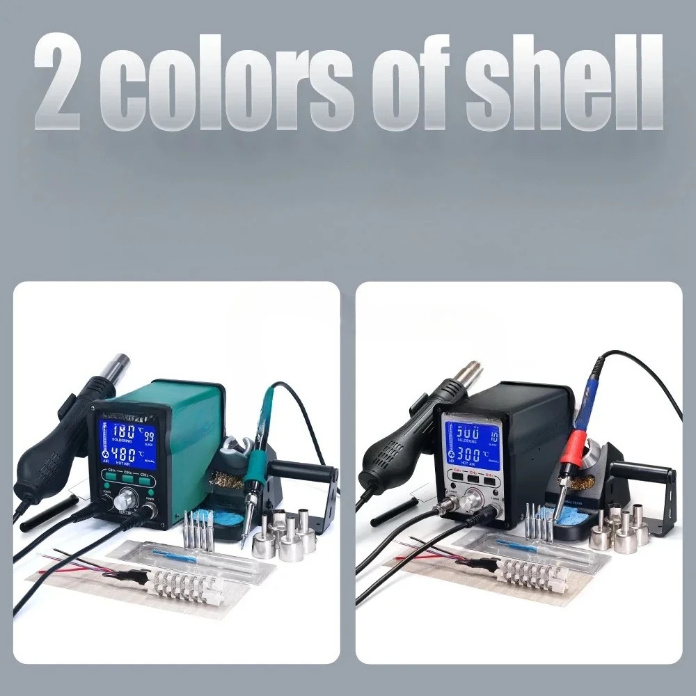 B G A Rework Station Phone Repair Welding Station  995D+SMD Soldering Station With Pluggable Hot Air  Soldering iron