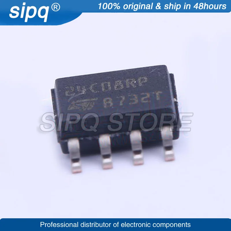 10PCS/LOT M24C08-RMN6TP M24C08 8KBIT I2C SOP-8 EEPROM Brand New and Original In Stock Authentic Product