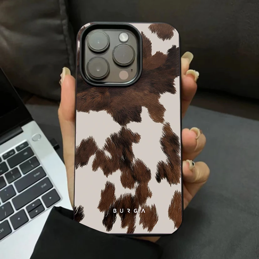 Lithuania New Design Brown Pattern Phone Case For IPhone 16 Pro 15 14 13 12 11 Promax XS XR 7 8 Plus SE20 High Quality INS Cover