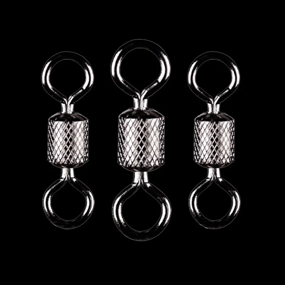 

Sea Fishing Stainless Steel for Carp Solid Rings Fishing Hook Connector Ball Bearing Swivel Fishing Swivels Rolling Swivel