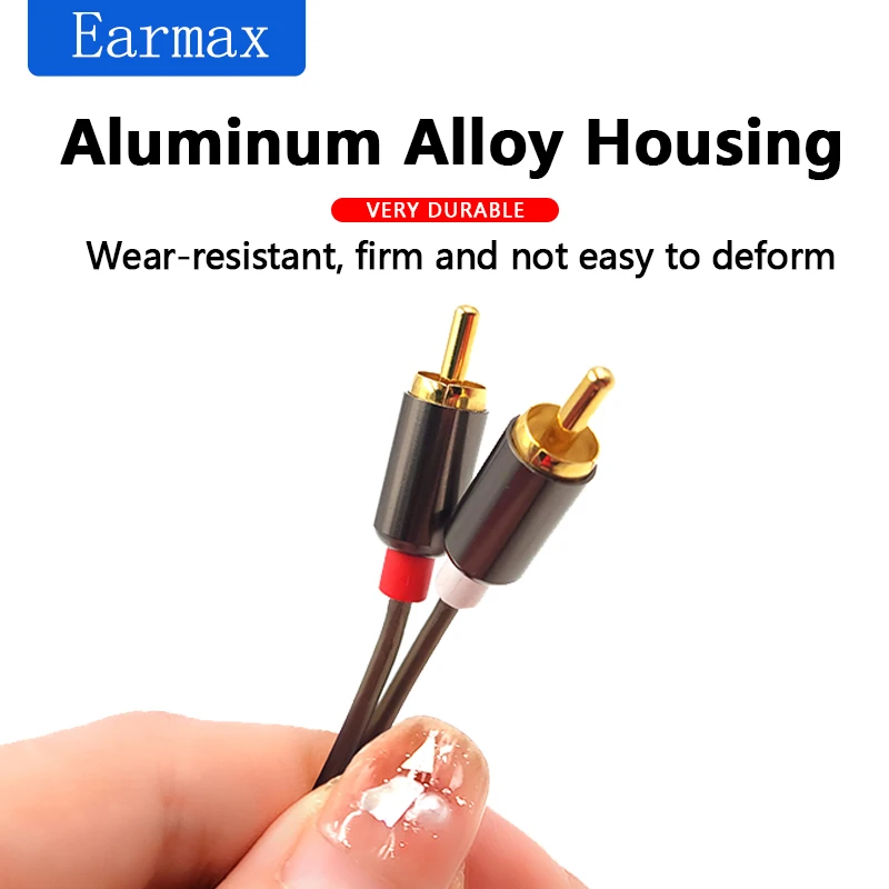 For Power Amplifier TV Audio Player Replaceable RCA Audio 2.5mm 4.4mm Balanced to 2 RCA Jack Upgrade Cable image 4