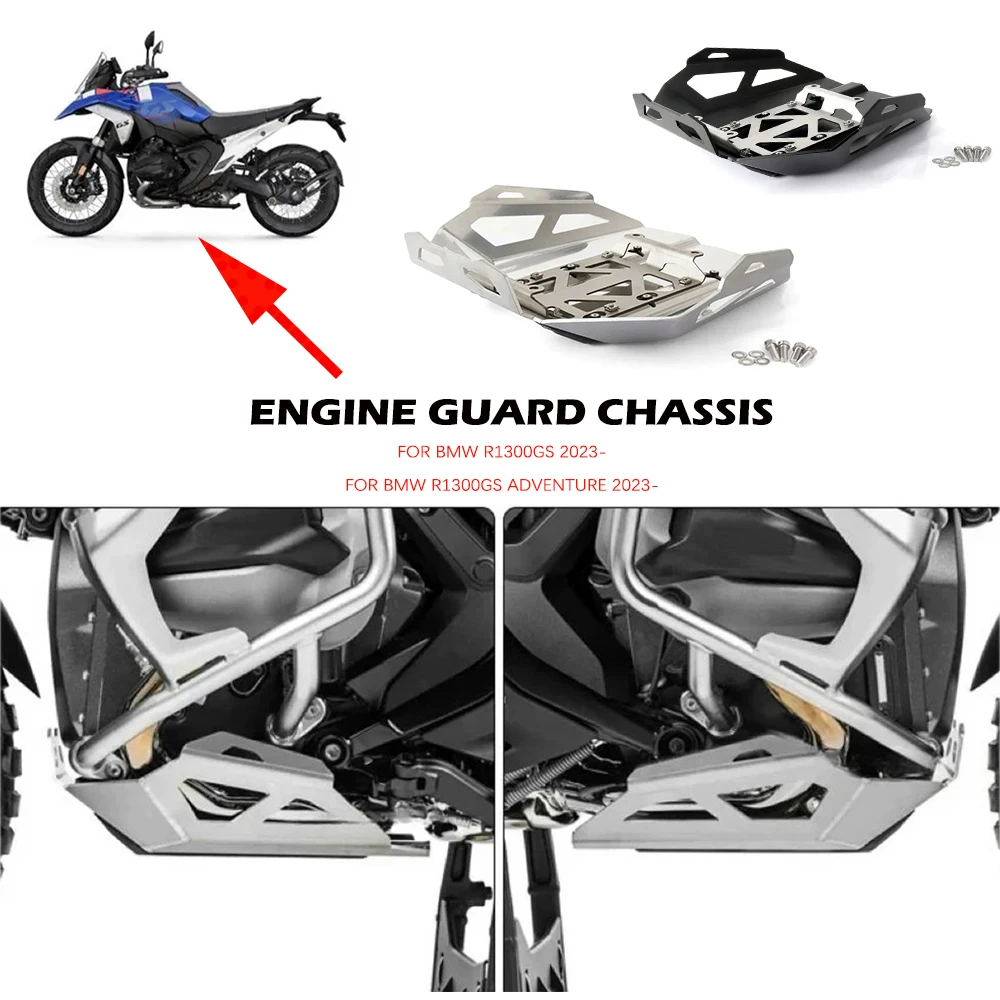 

For BMW R1300GS Adventure 2023-2025 Skid Plate Cover Engine Guard Chassis Protection Motorcycle Accessory for BMW R1300GS