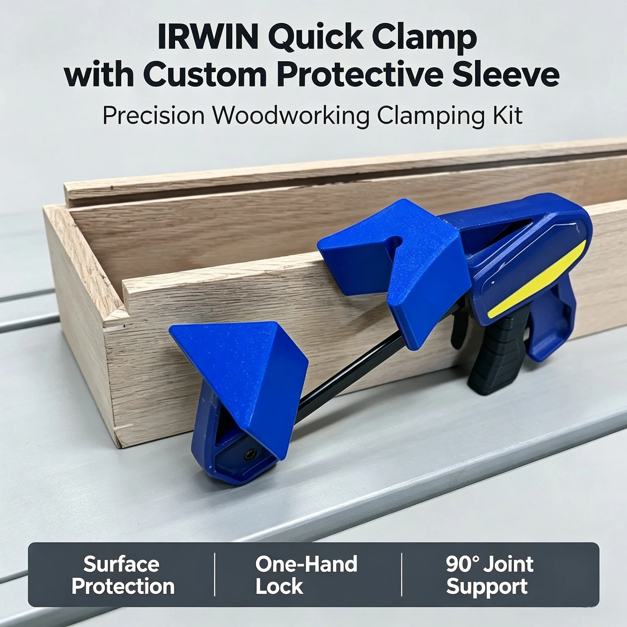 3D Printed Quick Change Angle Clamp Adapter Woodworking Fixture Multifunctional Clamping Device for Woodworking Tools