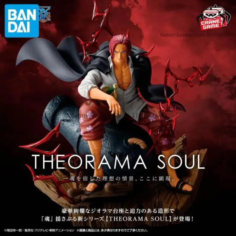 

Bandai Original Banpresto ONE PIECE THEORAMA SOUL SHANKS Action Figures Anime Figuras Ct Toys Juguete Gift Model Statue In Stock