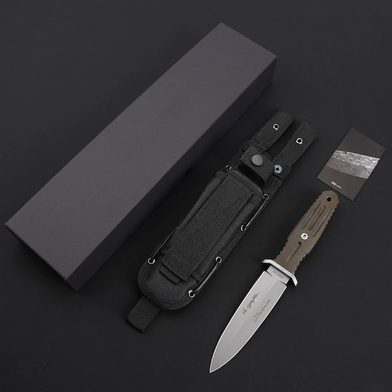 

Многофункциональный нож для выживания Boke Applegate с 5,5-дюймовой рукояткой из микаффы, для кемпинга и активного отдыха