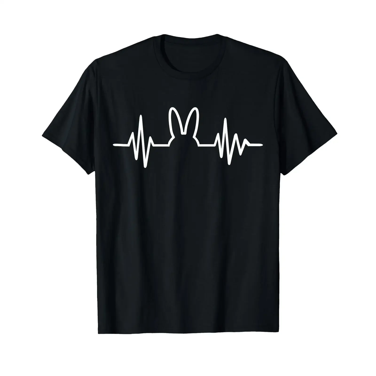 Rabbit Frequency T Shirt vintage Washed streetwear Soft homme Slightly Stretched fashion Versatile designer clothes graphic