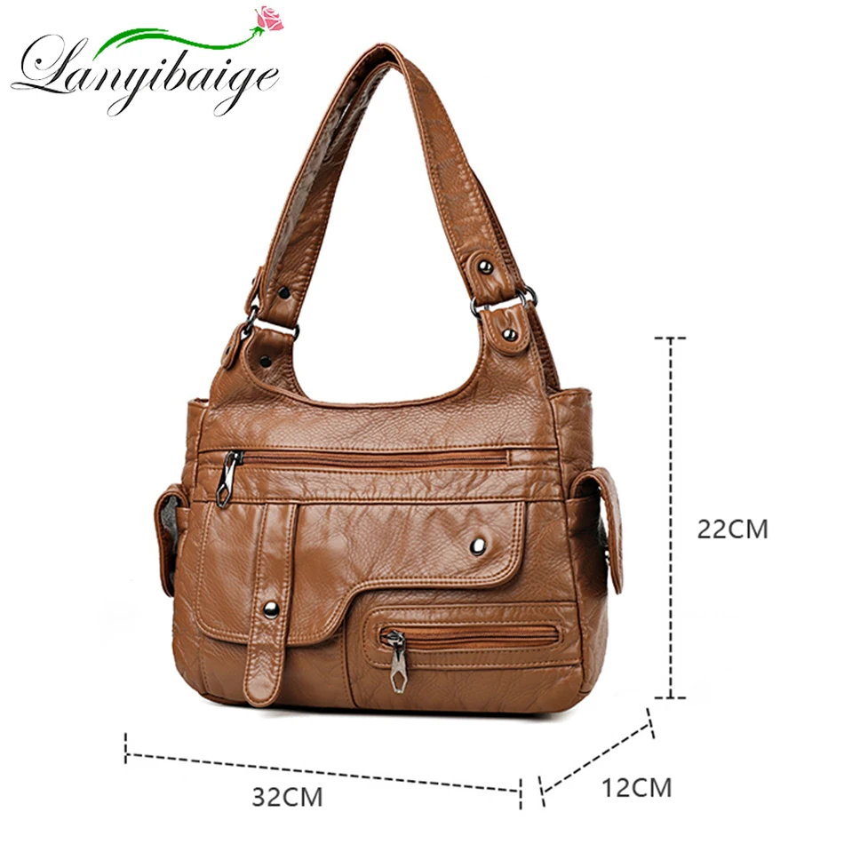 Genuine Brand Soft Leather Handbags High Quality Women Bag 2023 Small Casual Female Messenger Shoulder Bag Ladies Crossbody Bag