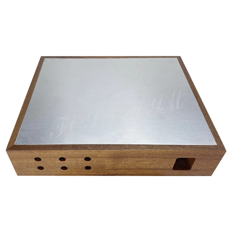 300*60*250mm FOSI AYM Sapele Wood Frame Amplifier Case Solid Wood Preamplifier Case Vacuum Tube Amplifier Chassis Shell DIY Box
