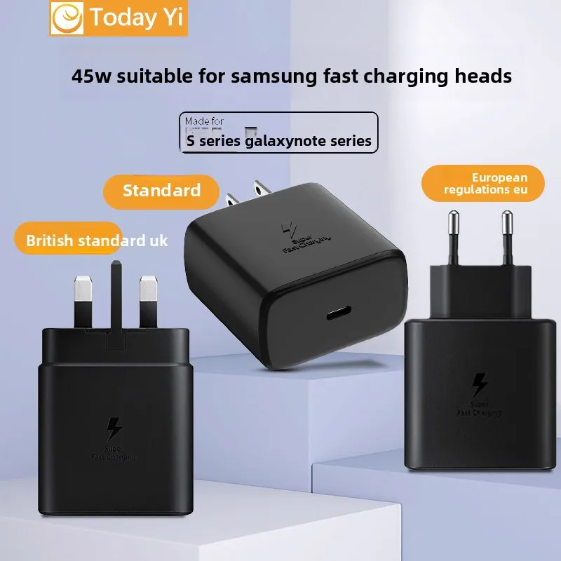 مناسبة لشحن فلاش سامسونج S23ultra الأصلي s22/s21/s24 مثلث 25 واط كابل بيانات Type-C S9Wgalaxy