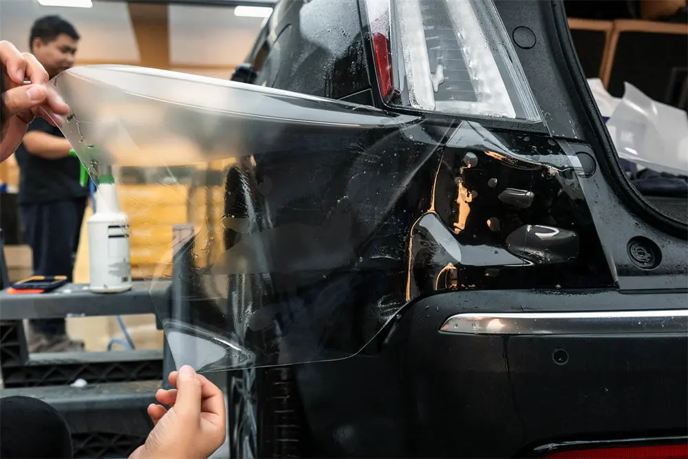 طبقة حماية ممتازة للسيارة PPF تغطية شفافة من مادة TPU المضادة للخدش، غلاف طلاء مقاوم للماء وشفاف للسيارات من الفينيل #3