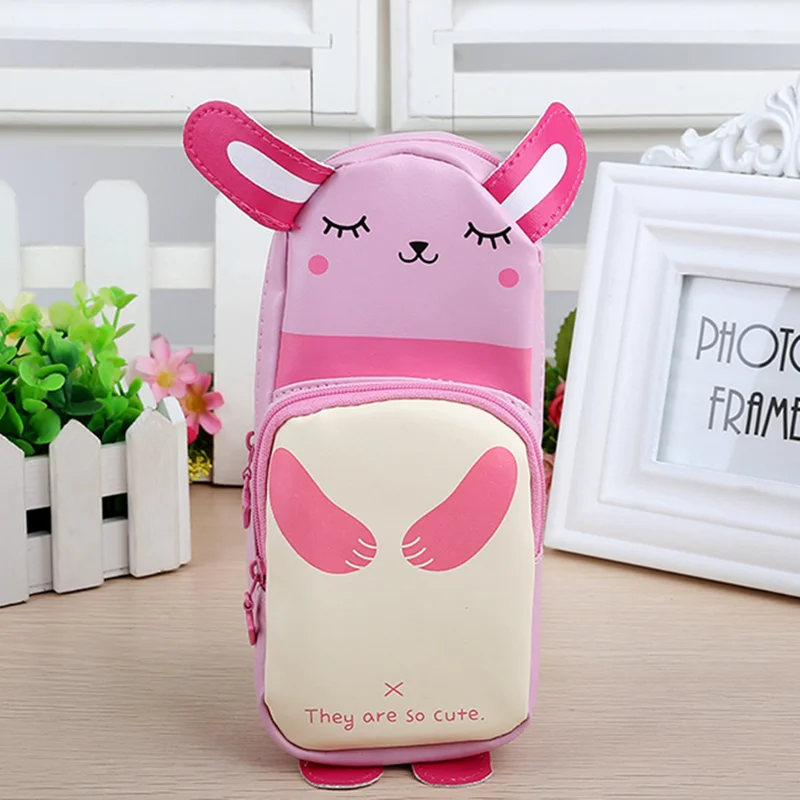 Animal Pencil Cases Panda Kawaii School Bags Pencilcase Estuches Para Lapices Box Fourniture Scolaire Papelaria Criativa Etui