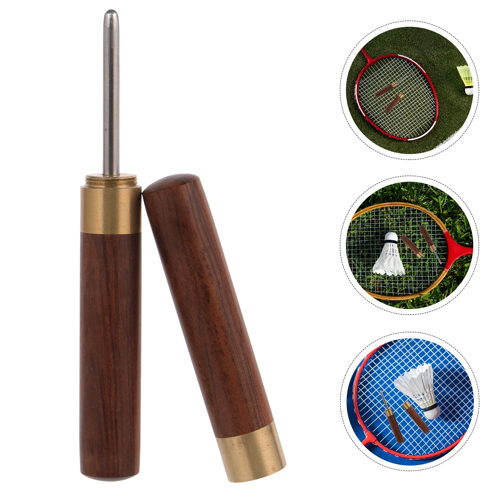 أداة آلة التوتير كرة الريشة خيوط Awl أداة تثبيت التنس مضرب التوتير المثبت صيانة المضرب الرياضي