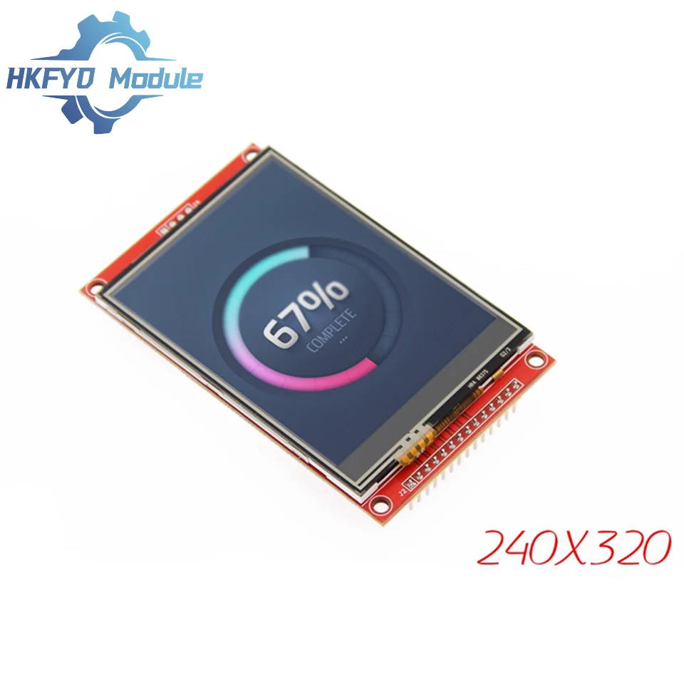 Módulo TFT LCD de 3,2 polegadas 240x320 SPI ILI9341 Tela 4 pinos IO