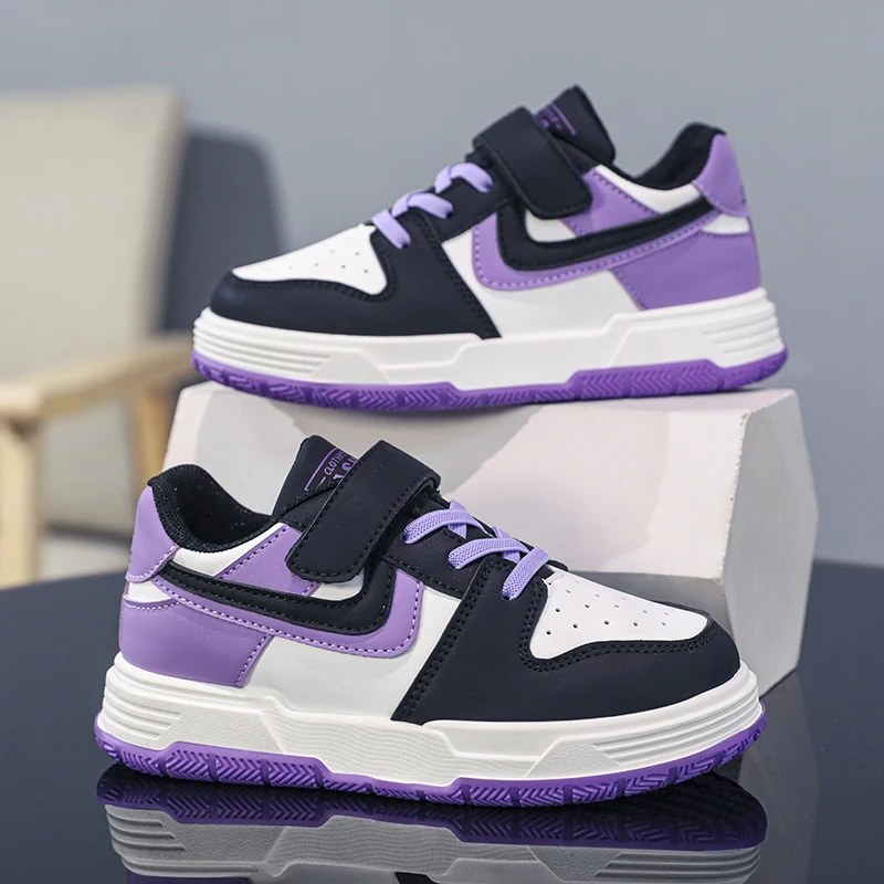 

New Classic Versatile Purple Cute Campus Trend Children Boys Original Sports Sneakers Kids Girls Fashion Lightweight Board-shoe