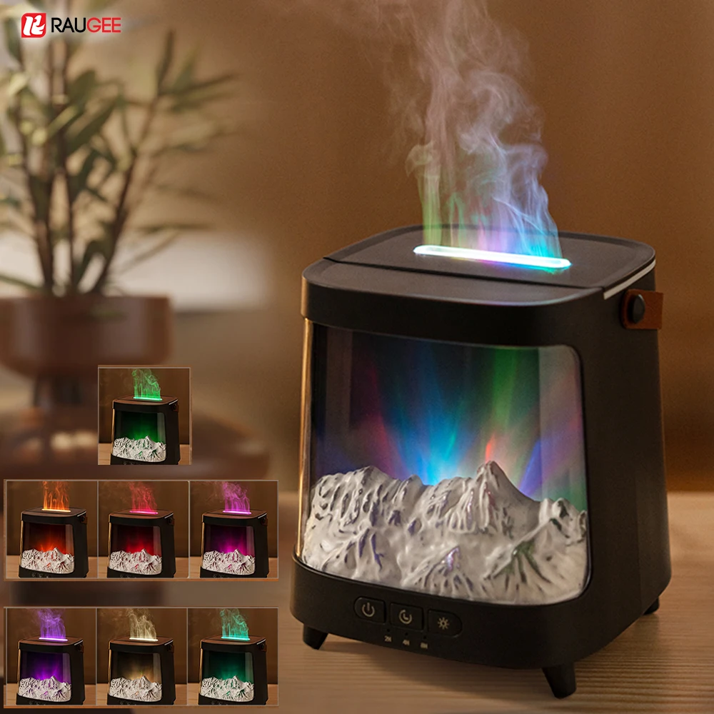 

Увлажнитель с прохладным туманом, красочный Aurora AromaUSB, настольный таймер, диффузор эфирного масла, увлажнитель для дома и офиса, тихий увлажнитель воздуха
