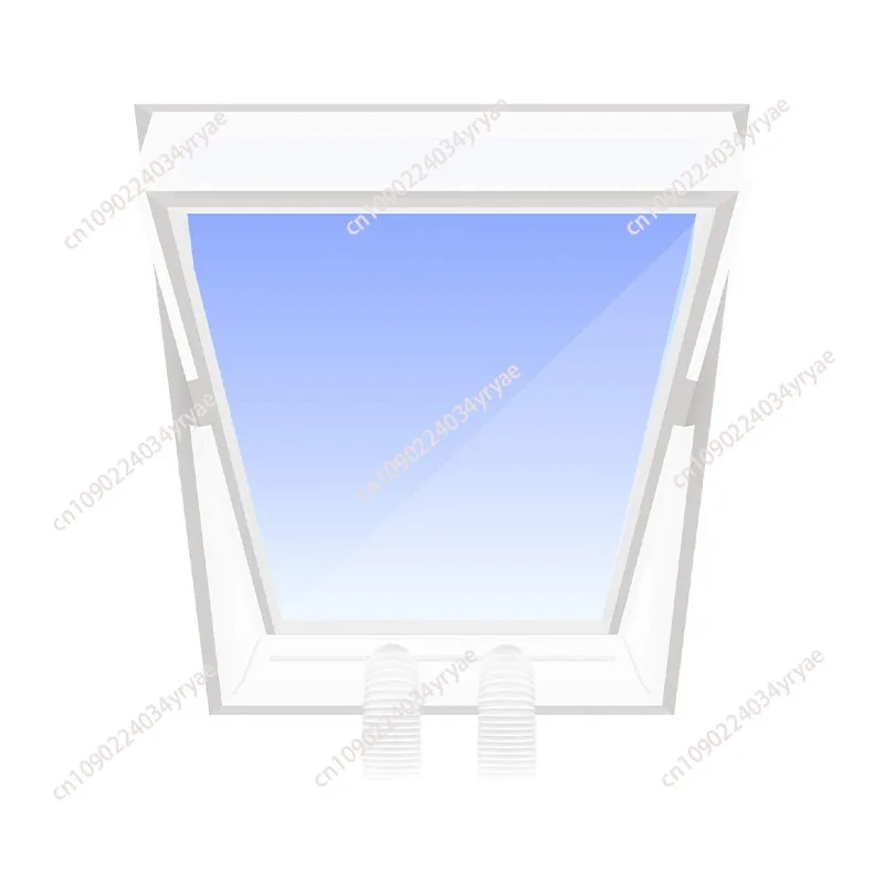Twin-tube roof window sealing kit New portable portable air conditioner sealing cloth wind deflector