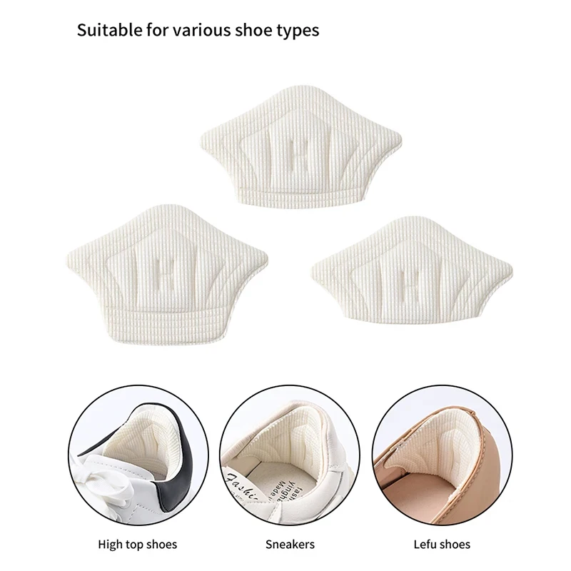 B 3pairs/6pairs Insoles Patch Heel Pads for Sport Shoes Back Sticker Adjustable Size Antiwear Feet Pad Cushion Insert Insole - view 2