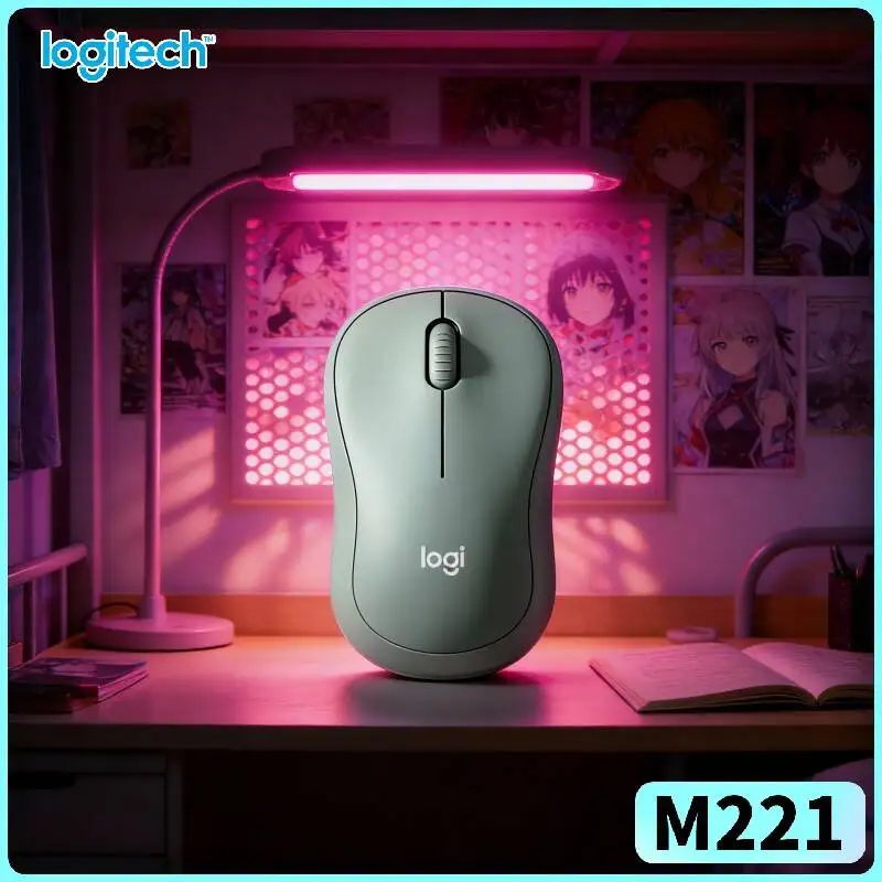 

Logitech M221 Silent Optical Mouse - 18-Month Long Battery, 10m Range, Quiet Clicks, Students Office Specialists