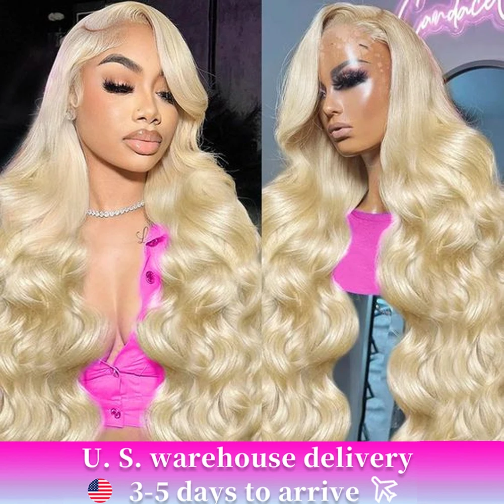 

Honey Blonde Body Wave Lace Front Wigs Human Hair 210%Density 38Inch Long Wave Wavy Human Hair Pre Plucked Wig For Black Women