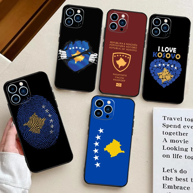 Kosovo National Flag Phone Case For Samsung Galaxy S25 S24 S23 S22 S20 S21 Ultra S9 S10 Plus S25 FE Back Cover