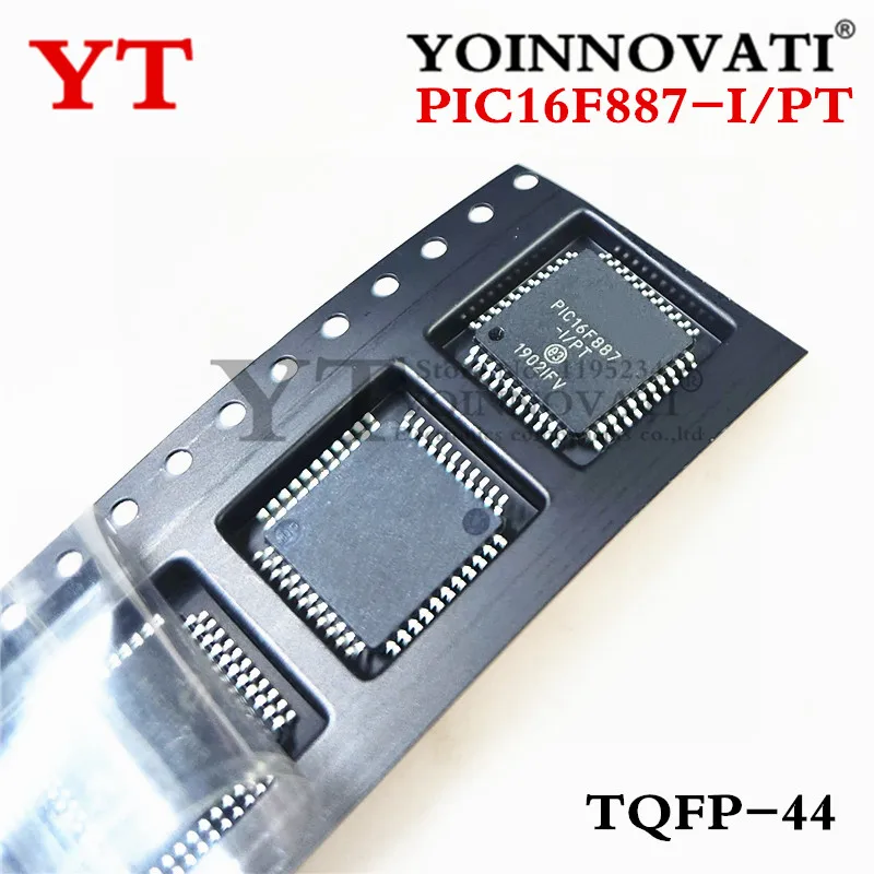 5-50pcs PIC16F887-I/PT PIC16F887 16F887 QFP IC MCU 8BIT 14KB FLASH 44TQFP