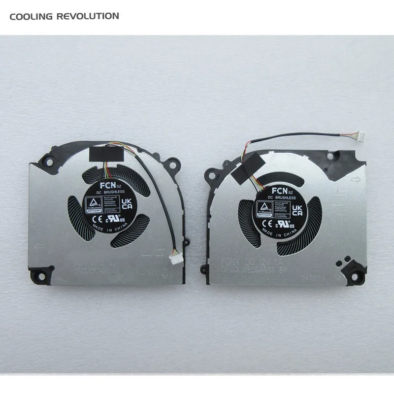 

New Original Laptop CPU GPU Cooling Fan For Medion Erazer Scout E20-MD62528 V170RNC FQNW FQNX DFSCL12E16486S DFSCL12E06486S