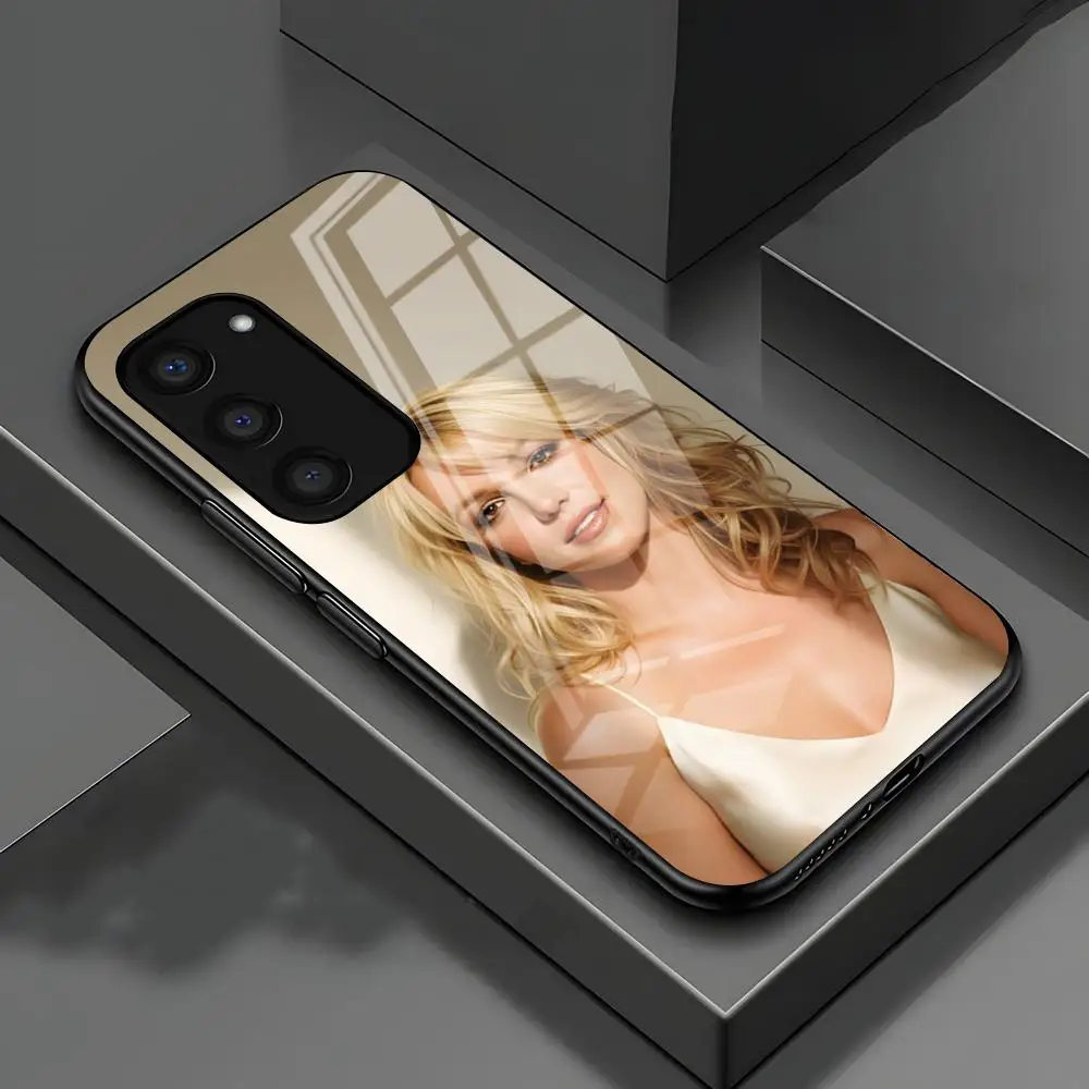 Singer B-Britney S-Spears Phone Case For Samsung S26 S25 S24 FE S23 S22 S21 Plus S20 Ultra Note20Ultra Black Glass Cover