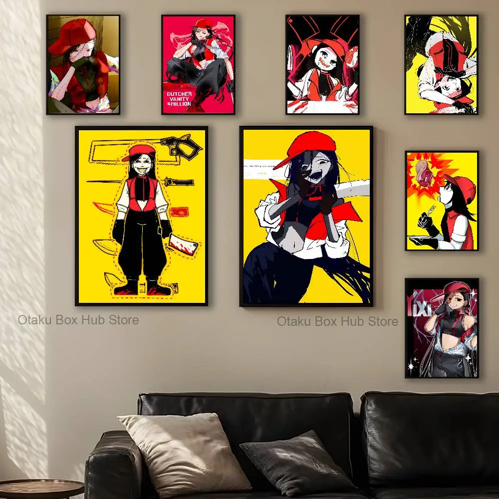 

Meat Girl Yi Xi Singer Poster Multi-Purpose Wall Art for Living Room Bedroom Office Hallway Bar Home Decor Gift