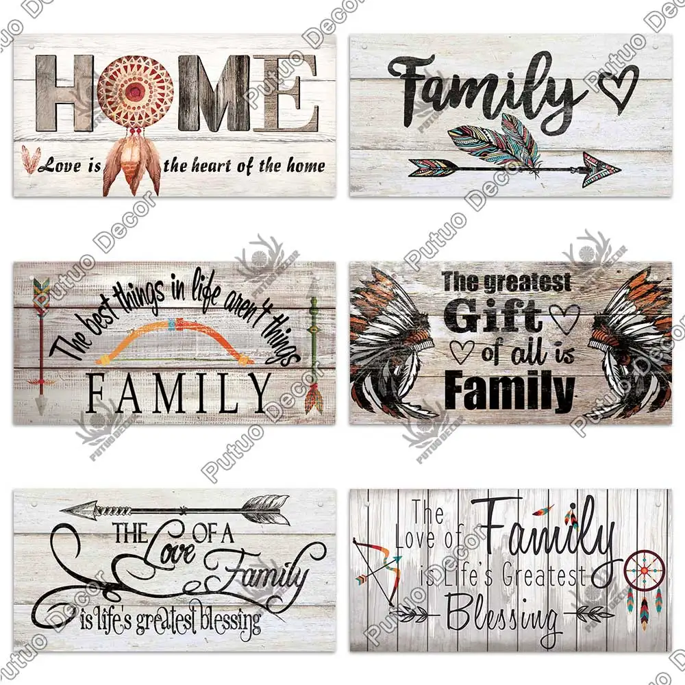 Family Sweet Home Wooden Hanging Sign 3