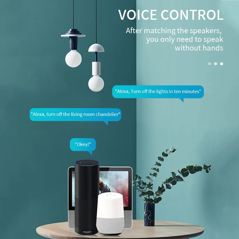 QNCX 16A Wifi Switch Mini 2-Way Control Smart Switch Works With Alexa Google Home Support Smart Life APP Timer Breaker Module image 4