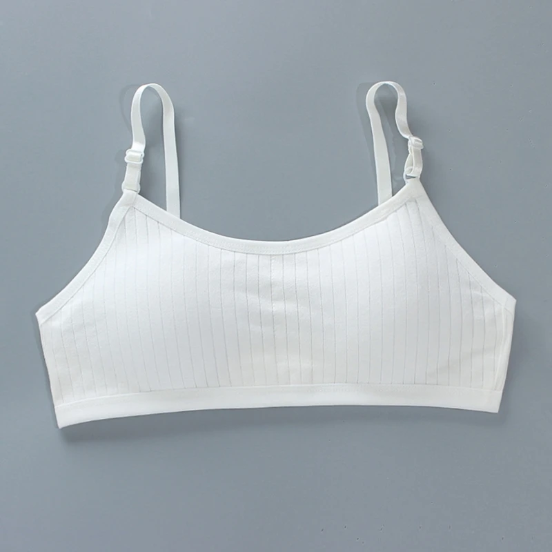 Seamless Training Bras for Girls Middle High School Students Bralettes Bra Breathable Cotton Padded Bra Teens Underwear