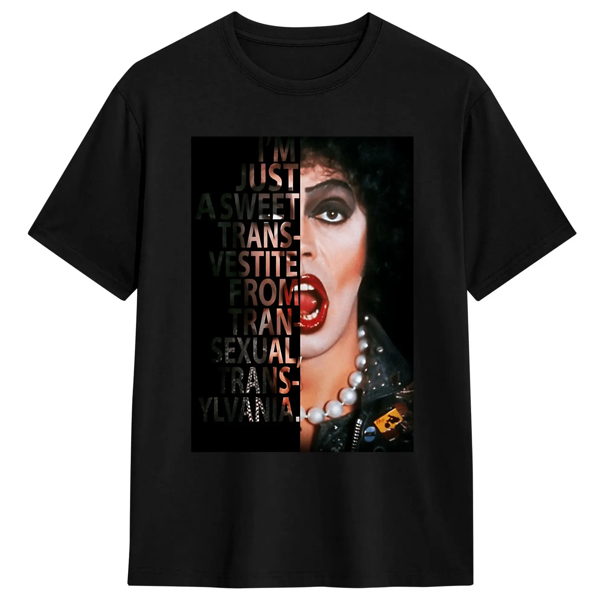 Frank N Furter Classic Cotton T Shirt For Couple Beach  Vintage T-Shirts Harajuku Tees Big Size Print Clothes