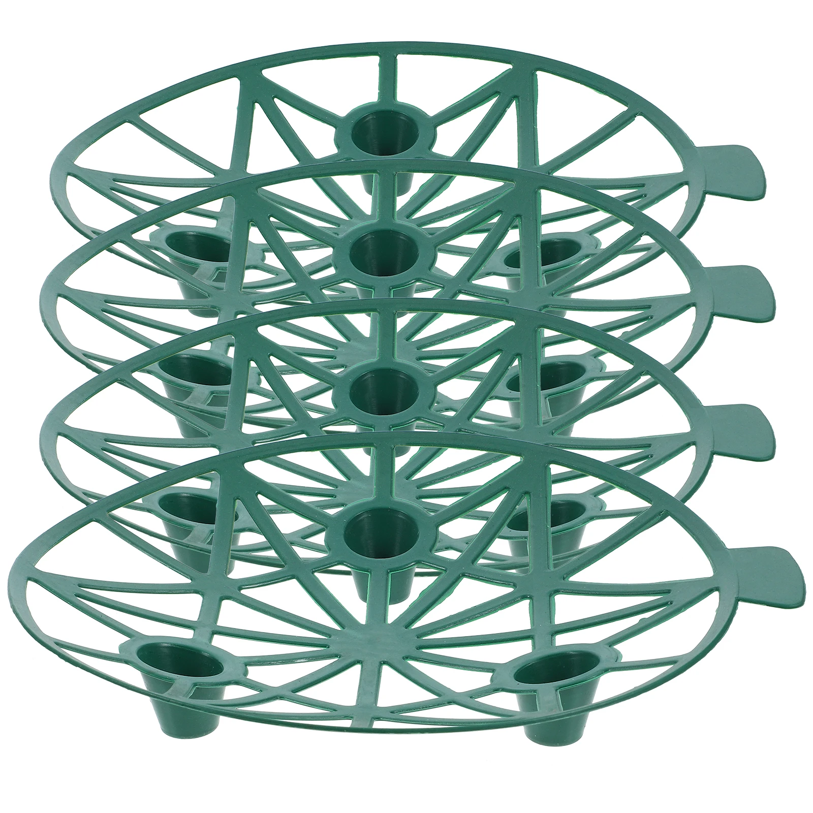 

4 Pcs Melon Stand Container Convenient Watermelon Supports Tomato Hammocks Cradles Plastic