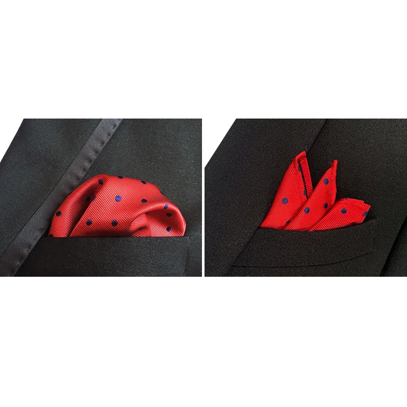 25x25cm setelan bisnis pria saputangan persegi saku untuk mode pernikahan Paisley Dot sapu tangan hadiah handuk dada pria