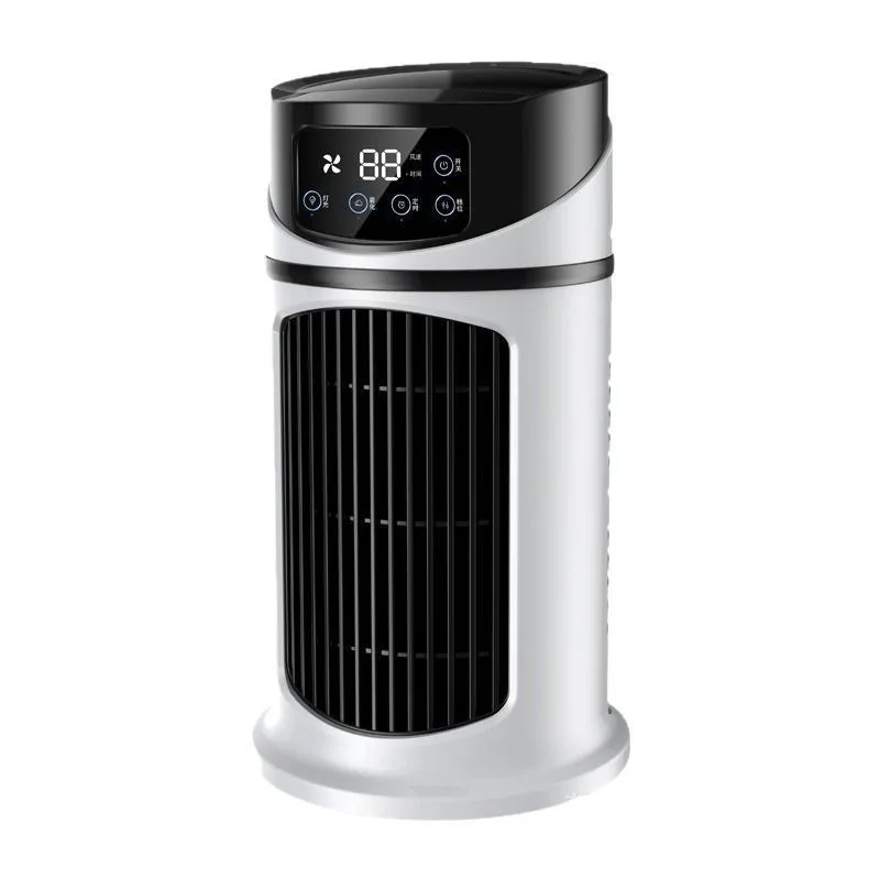Silent USB Desktop Air Conditioning Fan Small Cooler for Office Use Portable Cooling Fan with 3 Speed Modes