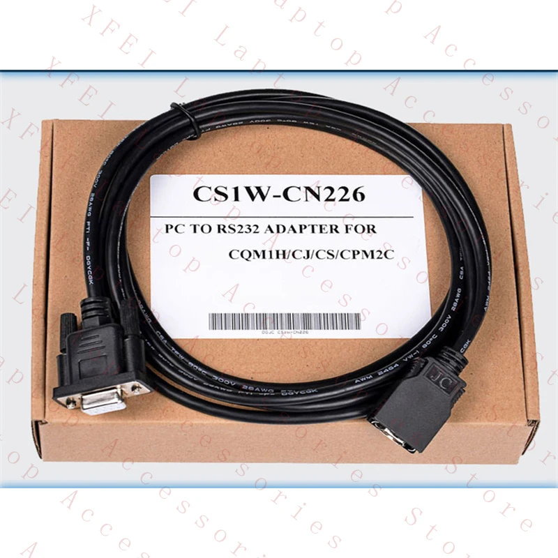 

D 1PC CS1W-CN226 For OMRON CJ/CS/CQM1H PLC Programming Cable New