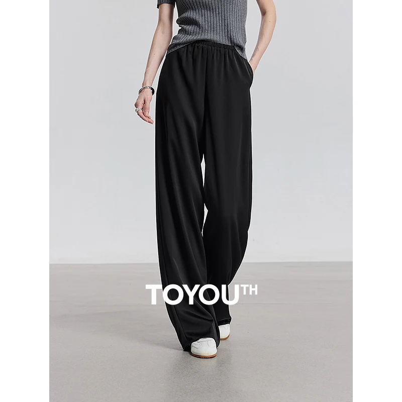 

TOYOUTH Women Casual Pants 2025 Summer New Long Pants 8527007