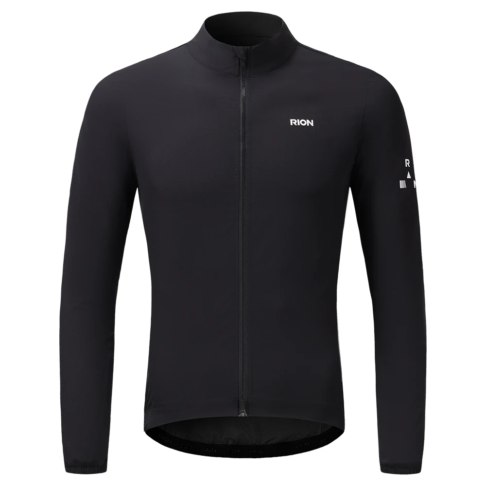 RION Herren Windbreaker Packbare Fahrradjacke Winddichte Fahrradjacke Fahrradbekleidung MTB-Jacken UPF50+ Sonnenschutz Leichtgewicht