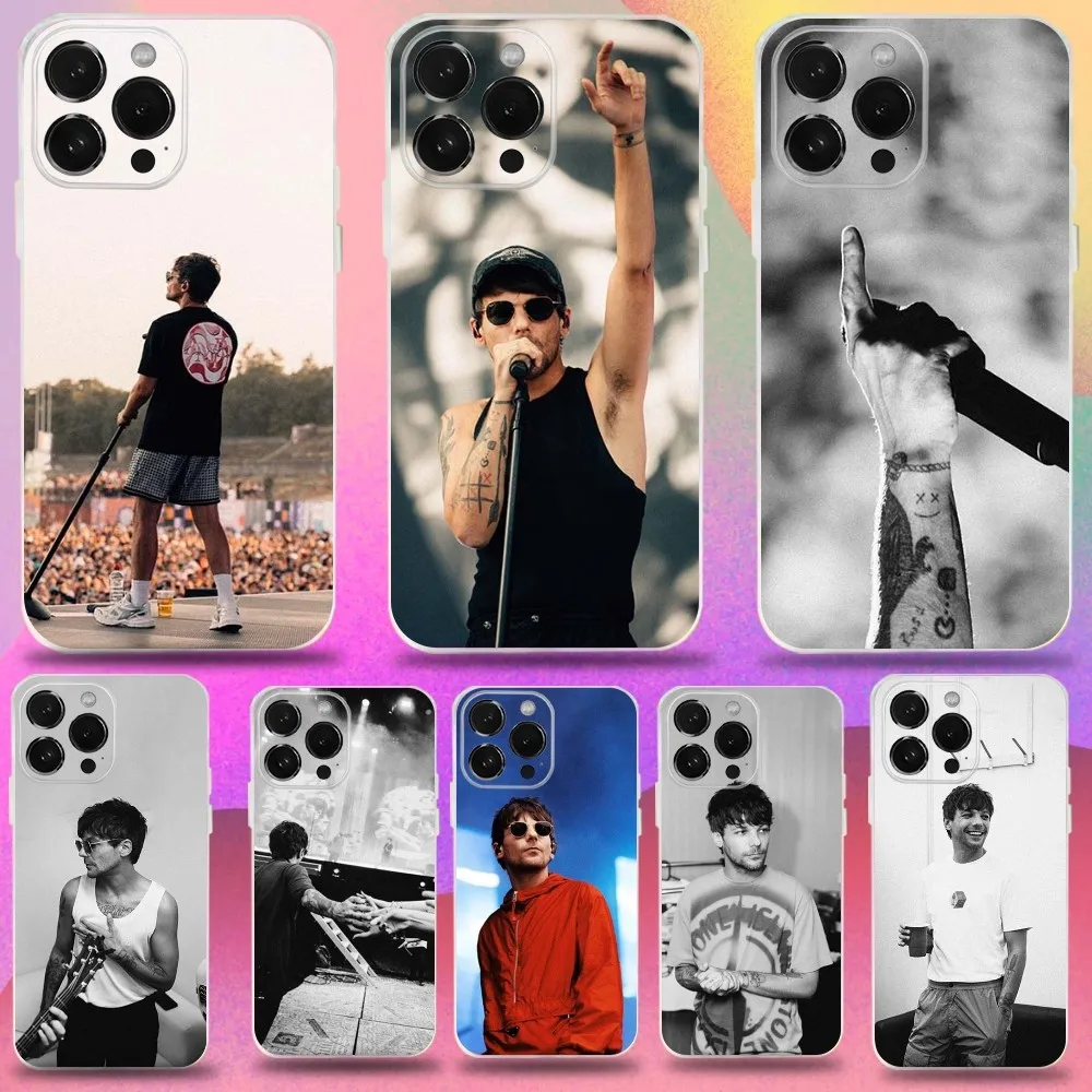 

Louis Singer T-Tomlinson Phone Case For iPhone 16,15,14,13,12,11 Pro,Max,Plus,X,XS,XR,SE,Mini Transparent Silicone Soft