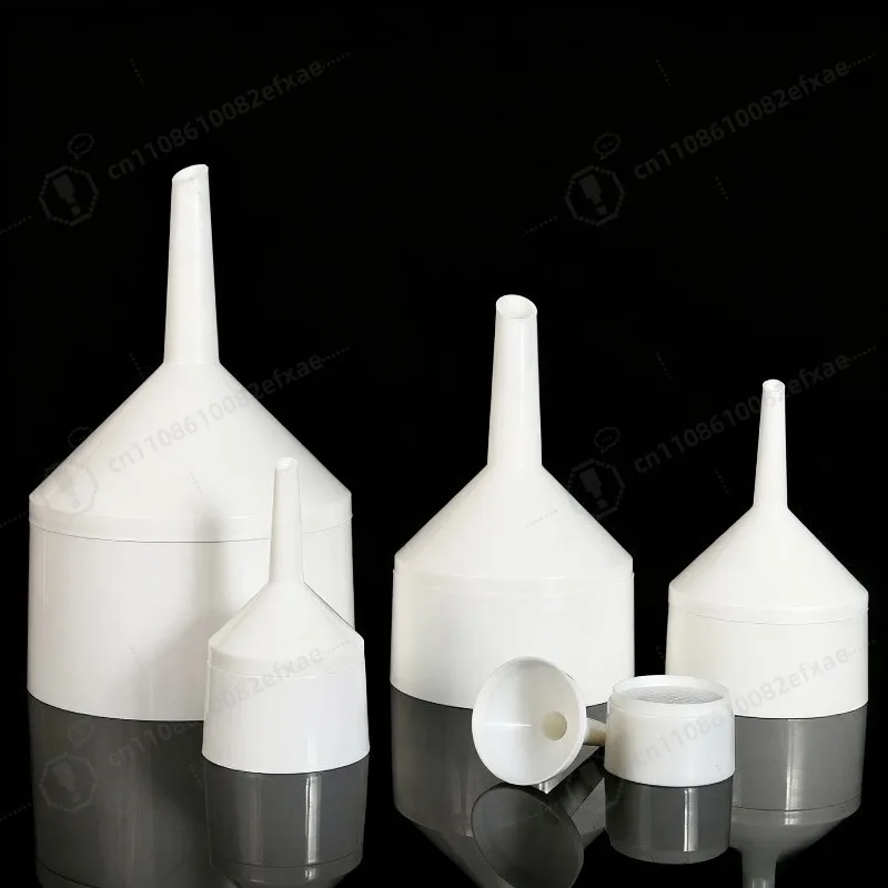 PP Plastic Funnel Multi Capacity 80-2900ml Transfer Funnel Laboratory Liquid Feeding Tool