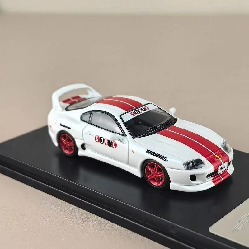 

MC 1:64 Supra RZ Mk4 A80 (JZA80) Bomex V1 Advan Литая под давлением модель автомобиля, черный